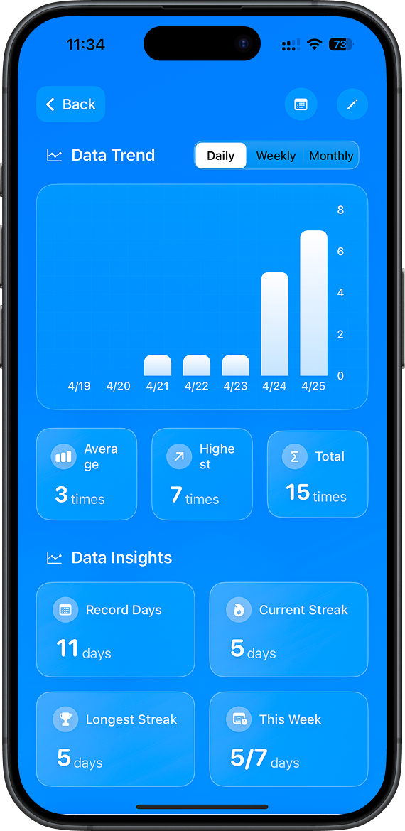 Tally Counter Statistics Screenshot 3
